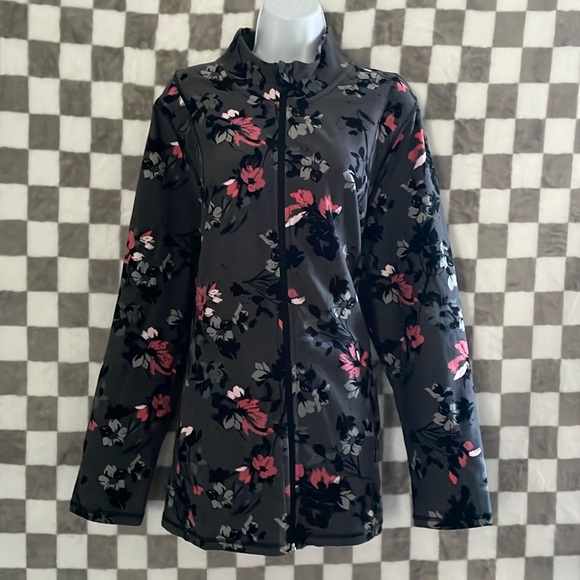 Lane Bryant Jackets & Blazers - Lane Bryant jacket 22/24 Zip Up Casual floral jogger women’s